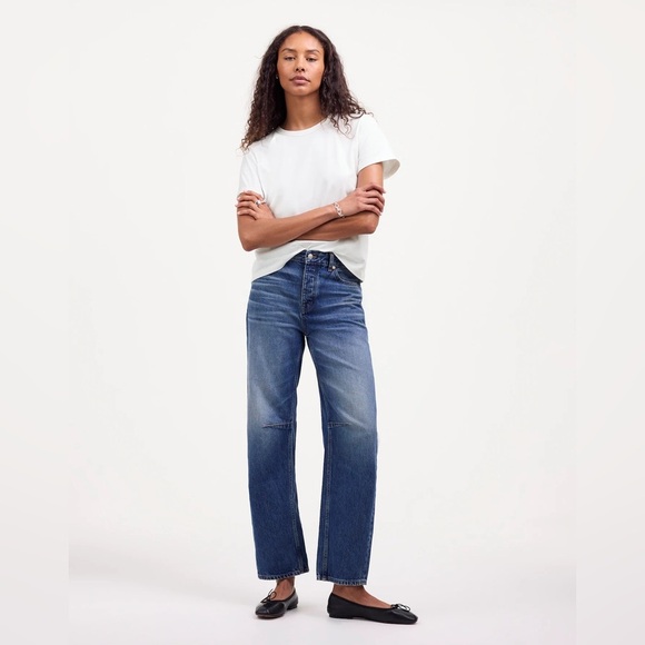 Madewell Cotton Perfect Crewneck Tee - Picture 2 of 13